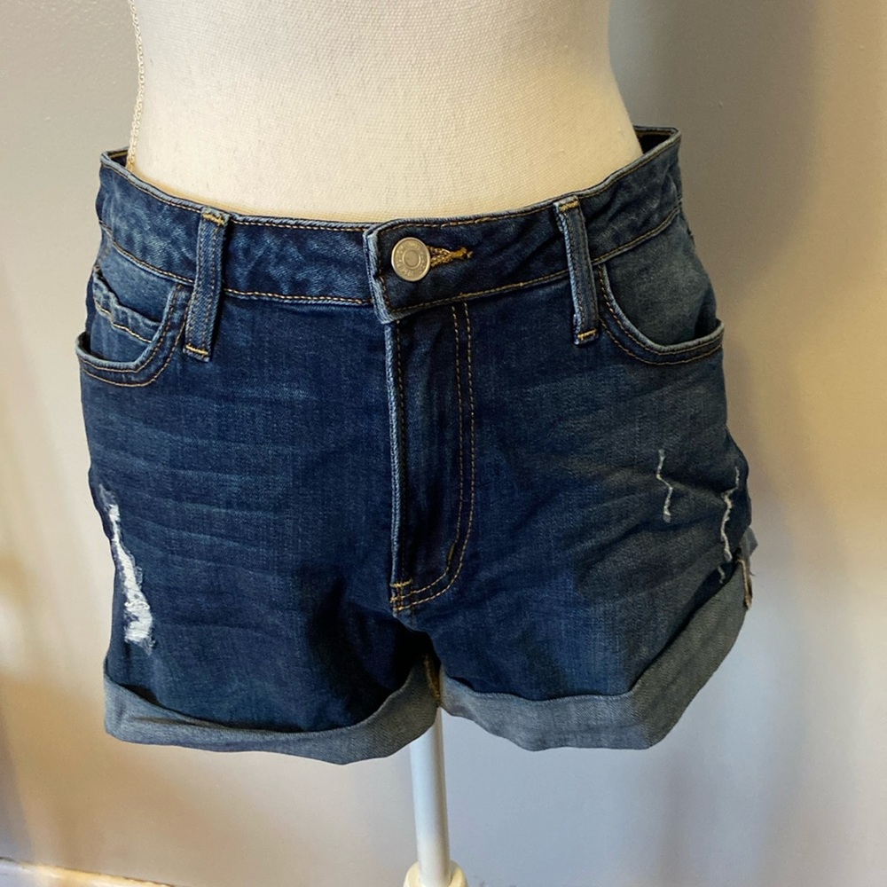 Distressed Jean shirts